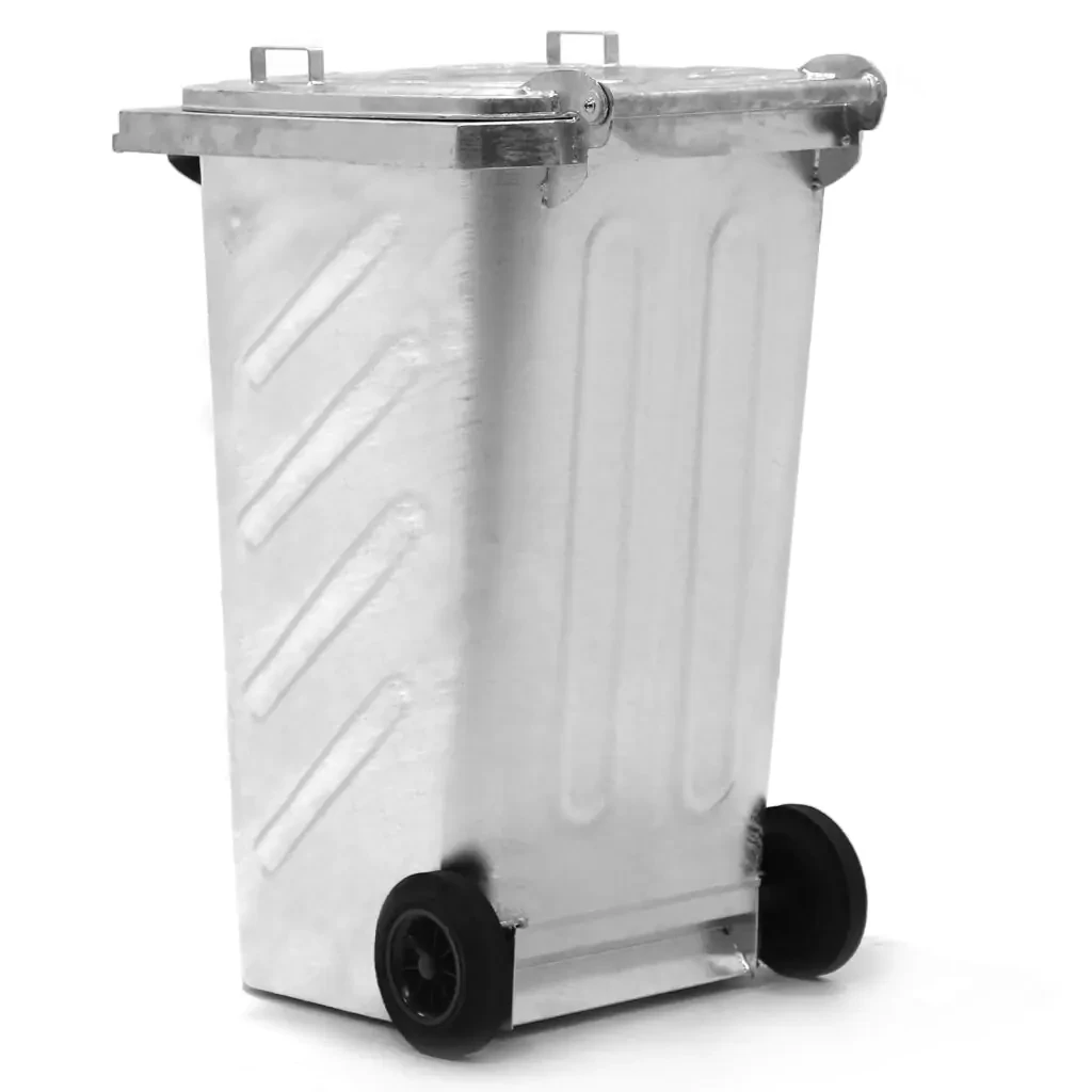 Afvalcontainer Staal 240 Liter (Vlamdovend)